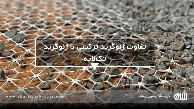 تفاوت ژئوگرید ترکیبی با ژئوگرید تکلایه ژئوگریدهای ترکیبی: تکنولوژی نوین برای سازههای پایدار و مقاوم صنعتی