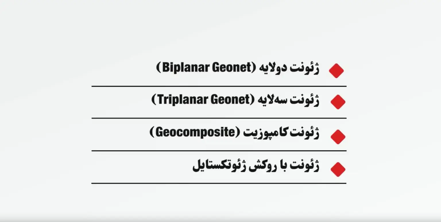 خرید انواع ژئونت از ژئوخانجانی