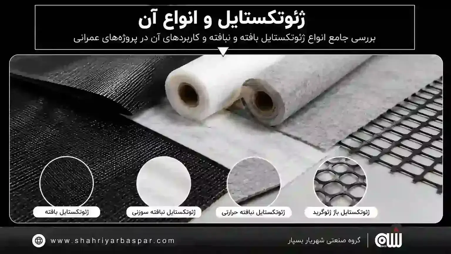 انواع ژئوتکستایل مناسب برای راهسازی انواع ژئوتکستایل مناسب برای راهسازی